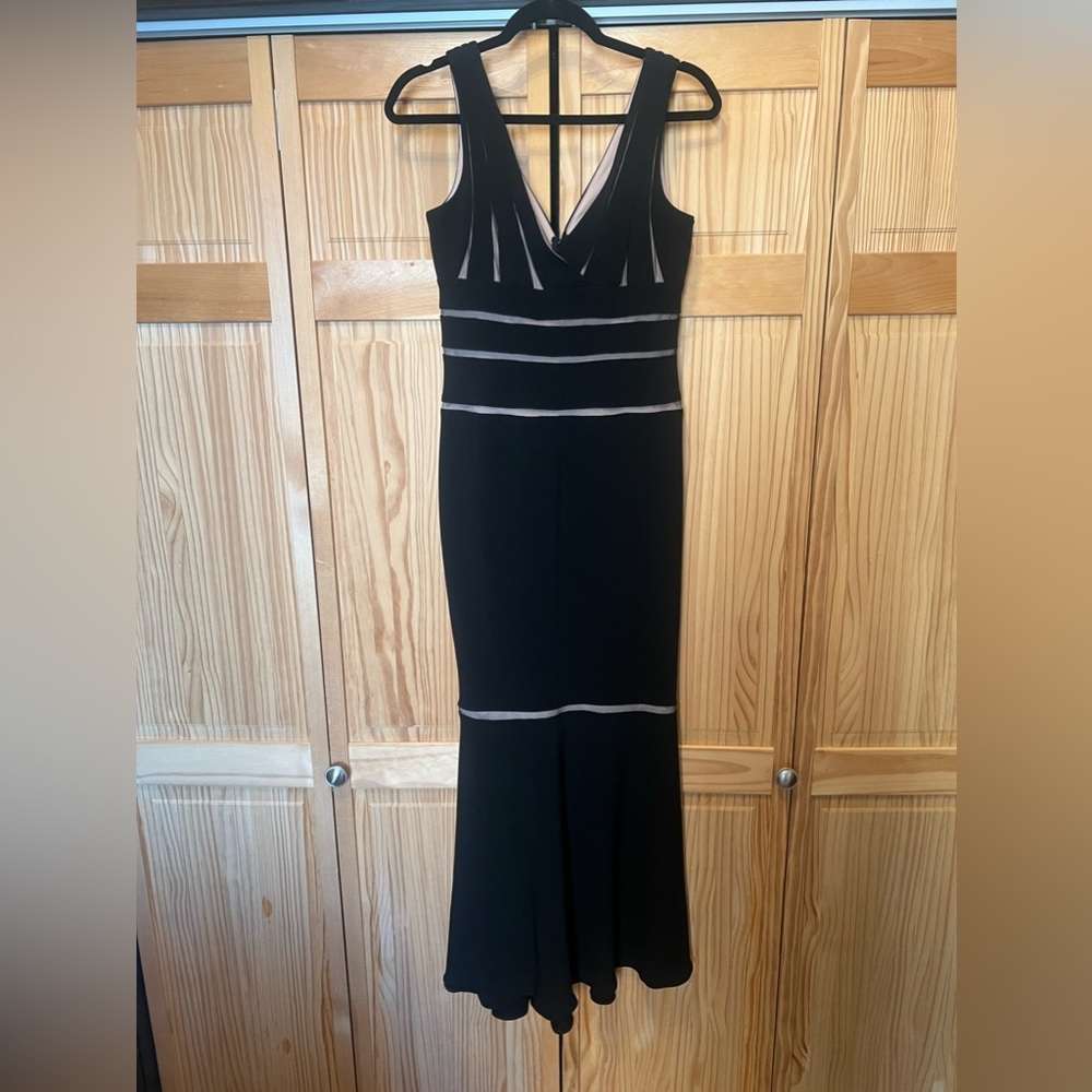 Cache black mermaid dress sz. 6